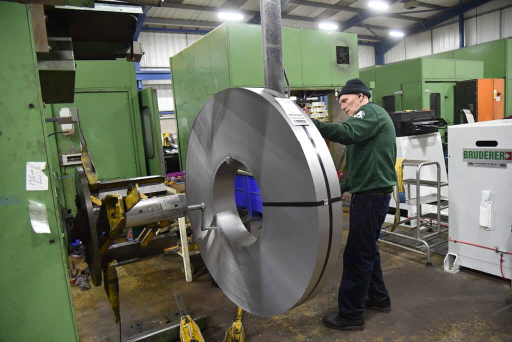 Perforated Metal Coil in Pickering Factory