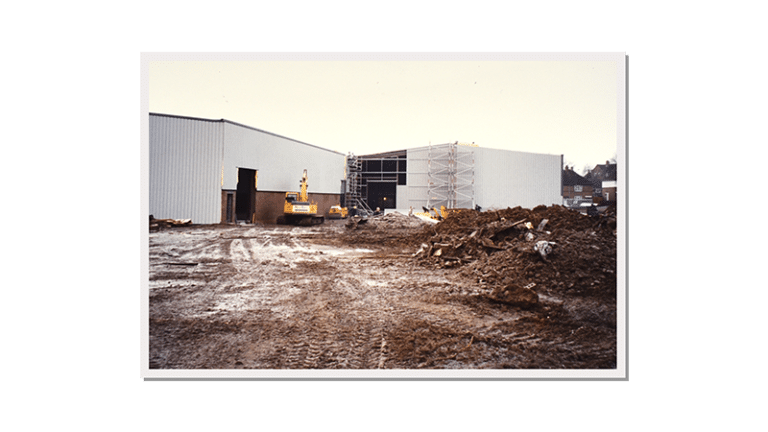 New factory site is developed in the 1990s